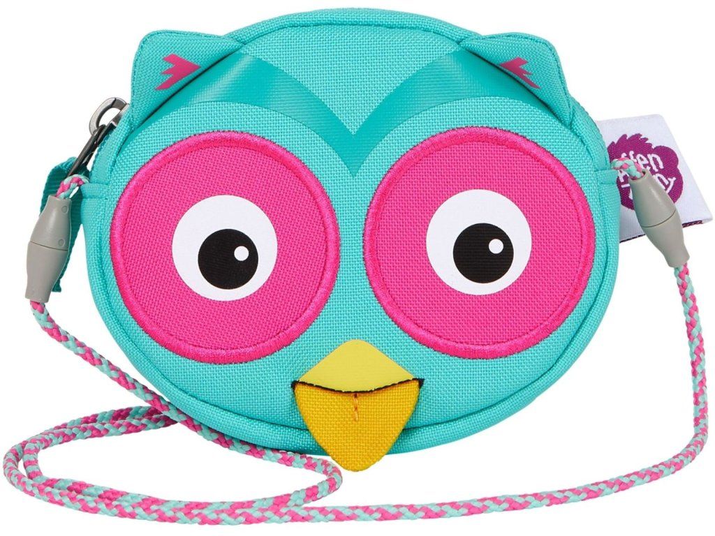 Dětská kabelka Affenzahn Wallet - Olivia Owl - turquoise